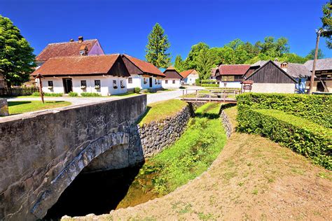 Kumrovec Picturesque Village In Zagorje Region Of Croatia Photograph By