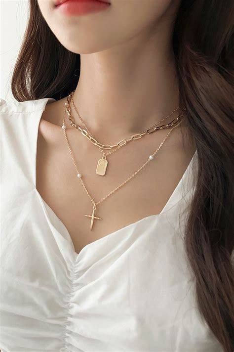 Soo And Soo Sha More 3 Set Layered Necklace Necklaces For Women Kooding