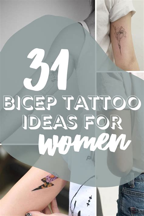 Bicep Tattoo Ideas For Women Tattoo Glee