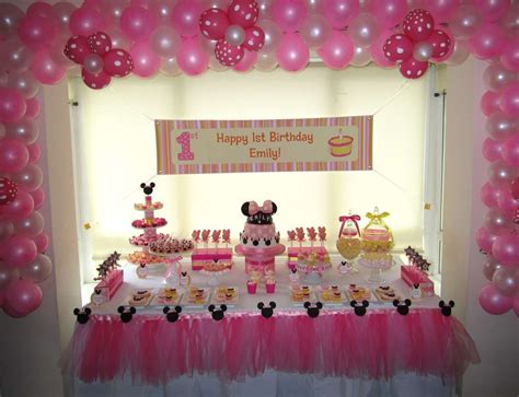 minnie mouse birthday party ideas photo 1 of 15 catch my party minnie mouse 1st birthday