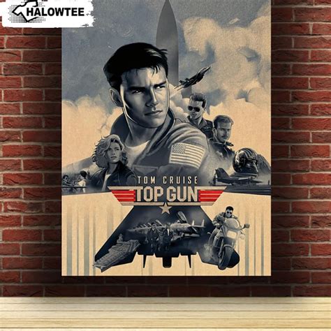 Retro Poster Top Gun Poster Canvas Top Gun Wall Art
