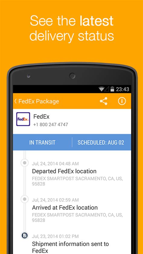 Thankfully there are many excellent package tracking apps in the market. AfterShip Package Tracker - Android Apps on Google Play