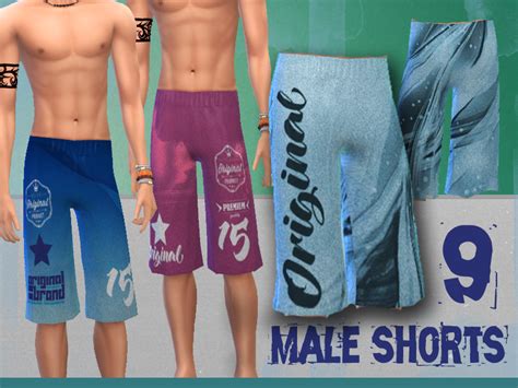 The Sims Resource Male Shorts