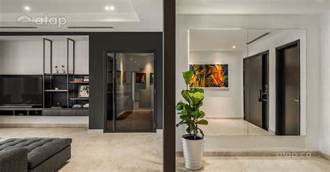 Minimalistic Modern Foyer Condominium Design Ideas And Photos Malaysia