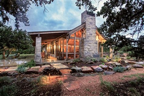 A Timber Home In Texas Hill Country