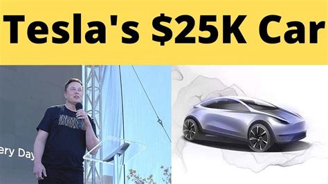 Tesla Develops A More Affordable 25k Electric Car Widgeti