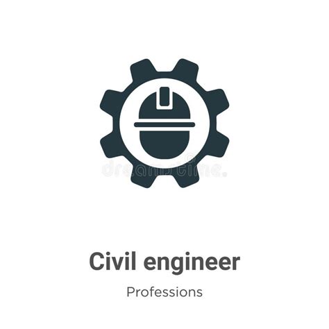 Civil Engineer Vector Icon On White Background Flat Vector Civil
