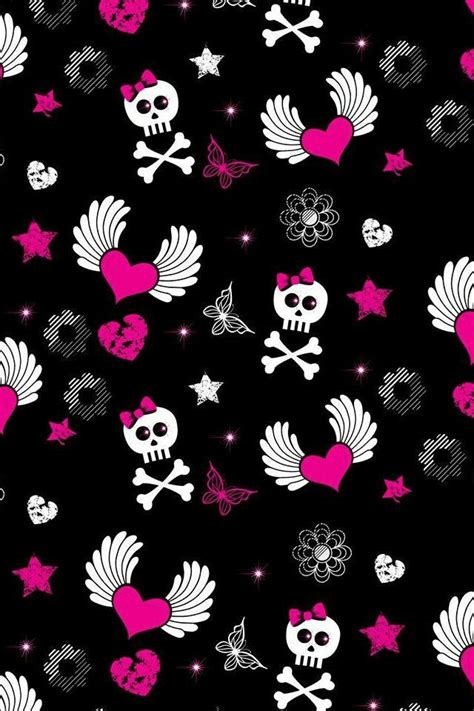 A collection of the top 55 girly skull wallpapers and backgrounds available for download for free. Download Emo Wallpaper For Iphone 4 | wallpaper kapal