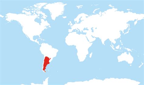 Where Is Argentina Located On The World Map