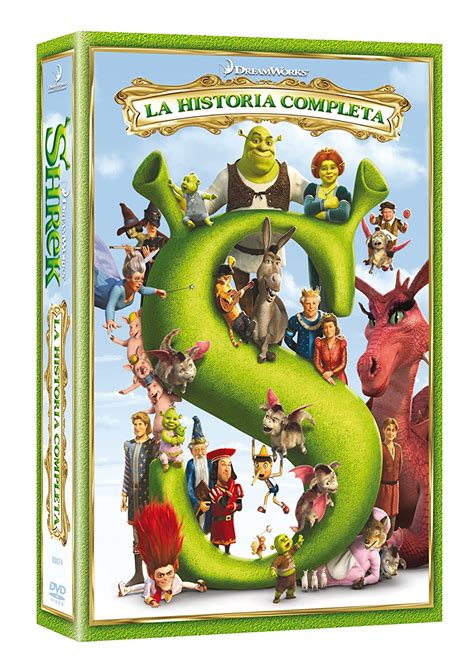 Shrek La Historia Completa Dvd Amazones Mike Mitchell Películas Y Tv