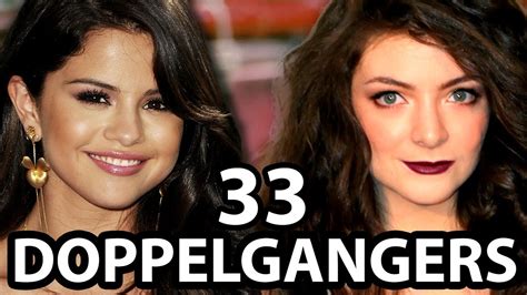 33 Celebrity Doppelgangers That Will Blow Your Mind Youtube