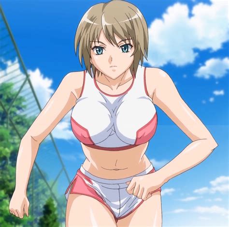Inui Ayane Toriko Hime Highres Stitched Third Party Edit 10s Blue Eyes Breasts Large