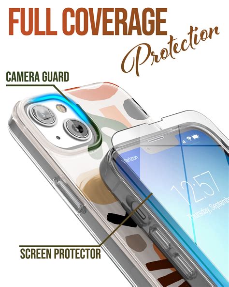 Iphone 14 Plus Loop Case In Earthy Art With Screen Protector Encased