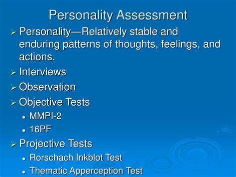 ppt personality assessment and theory powerpoint presentation free download id 270897