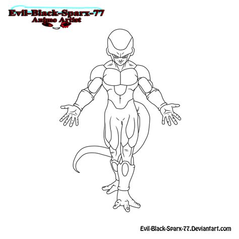 Dragon Ball Z Golden Frieza Coloring Pages Coloring Pages