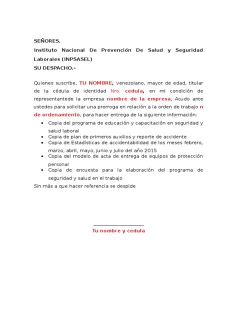 Carta Explicativa Modelo De Carta Dirigida A Un Banco