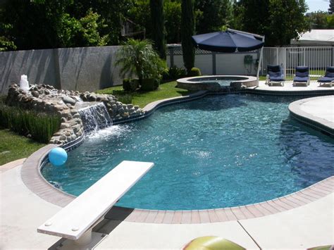 Freeform Diving Pool With Hot Tub Pool Toronto By Complete Spa