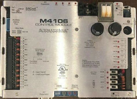 Alc Automated Logic M4106 M Line Standalone Control Module 4 Out 10