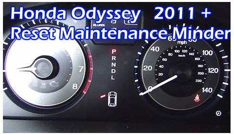 2014 Honda Odyssey Service Schedule