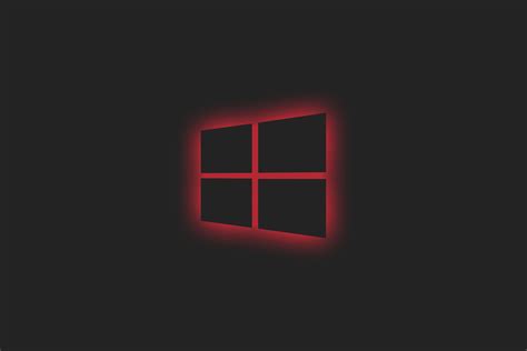 1920x1080202149 Windows 10 Logo Red Neon 1920x1080202149 Resolution ...