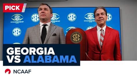 SEC Championship Georgia Vs Alabama Prediction Best Bet Analysis