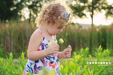 Living Legacy Photography Two Year Old Girl Portrait Session Outdoor
