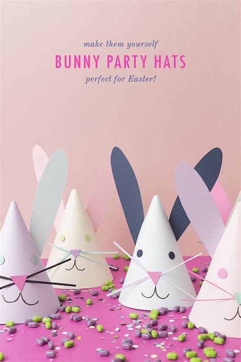 Diy Bunny Party Hats Are Perfect For Easter Party Ideas