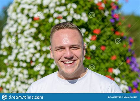 Happy Attractive Young Man With A Beaming Smile Stock Image Image Of