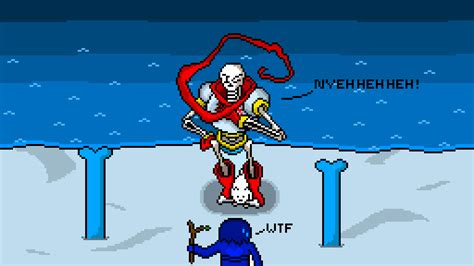 Battle Against A Cool Skeleton Papyrus By Phantomlynx123 On Deviantart