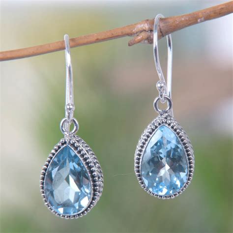 The Allure Of Blue Topaz Jewelry Novica Blog