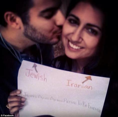 Nigeria News Online We Just Want To Get Along Picture Of Arab Jewish American Couple Kissing