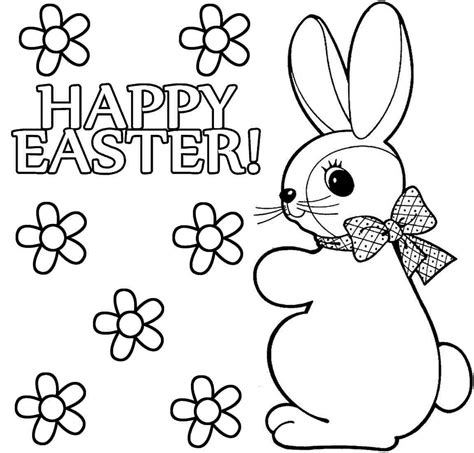 Free Easter Bunny Coloring Pages at GetDrawings | Free download