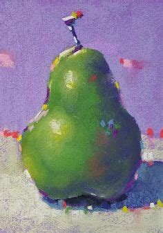 Daily Paintworks Green On Purple Number 22 Original Fine Art For