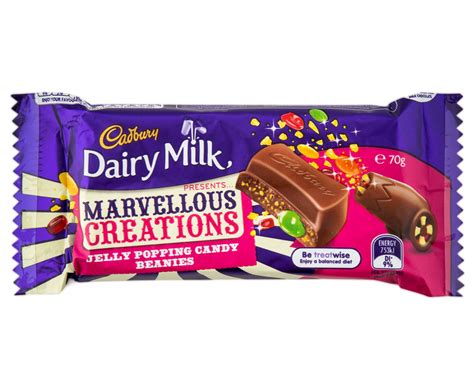28 X Cadbury Dairy Milk Chocolate Marvellous Creations Jelly Popping