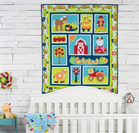 On The Farm Quilt Kit By Kids Quilts Featuring Rjr Apple Hill Farm