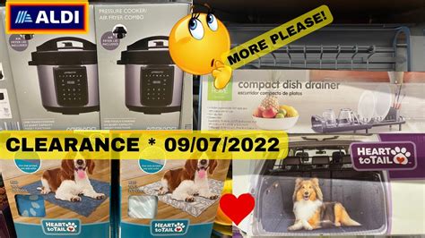 ALDI * CLEARANCE ITEMS * 09/07/2022 - YouTube