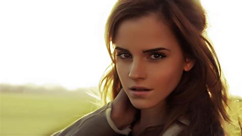 Emma Watson Women Looking At Viewer Actress Smoky Eyes Women
