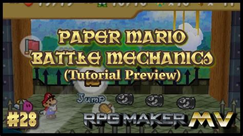 Rpg Maker Mv Tutorial Preview Paper Mario Battle Mechanics Jump
