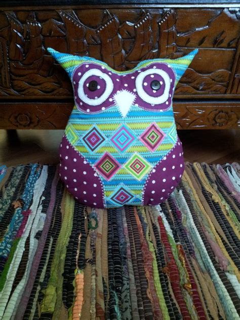 Maybe you would like to learn more about one of these? SALE Owl pillow stuffed owl bedroom and by thecolourfulsea ...