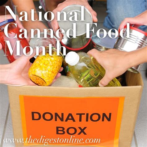 Give Back Participate In National Canned Food Month New Jersey Digest