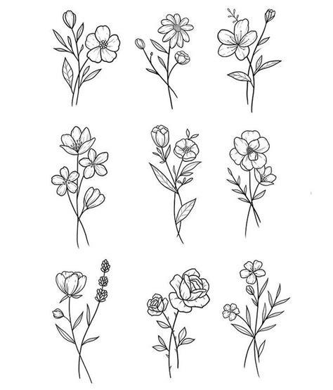 Untitled Small Flower Tattoos Tattoos Simplistic Tattoos