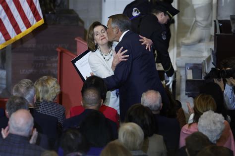 John Boehner Chokes Up As He Pays Tribute To Nancy Pelosi In Portrait