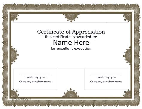 Blank Award Certificate Template Edit Fill Sign Online Handypdf