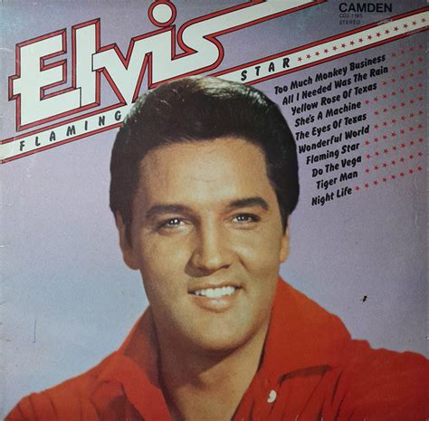 Elvis Flaming Star 1980 Vinyl Discogs
