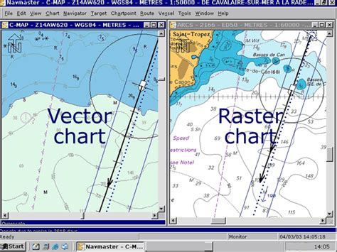 Raster Charts Vs Vector Charts Mariners Learning System