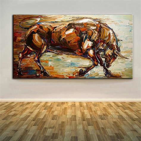 Skilled Artist Handmade High Quality Abstract Running Horse Oil