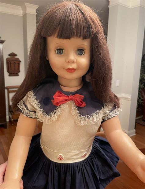 Vintage 1960 Companion Patty Playpal Type Doll 35″ Marked 36 5 Sleepy Blue Eyes Ebay