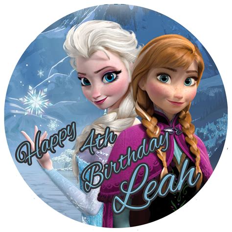 Buy Disney Frozen Edible Image Cake Toppers Frosting Sheets Online At Desertcartindia