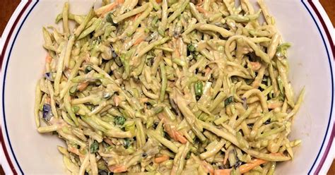 My Adventures Testing 1000 Vegan Recipes Tahini Broccoli Slaw