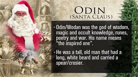 Passion Points ─ Santa Claus Is The Norse God Odin Youtube
